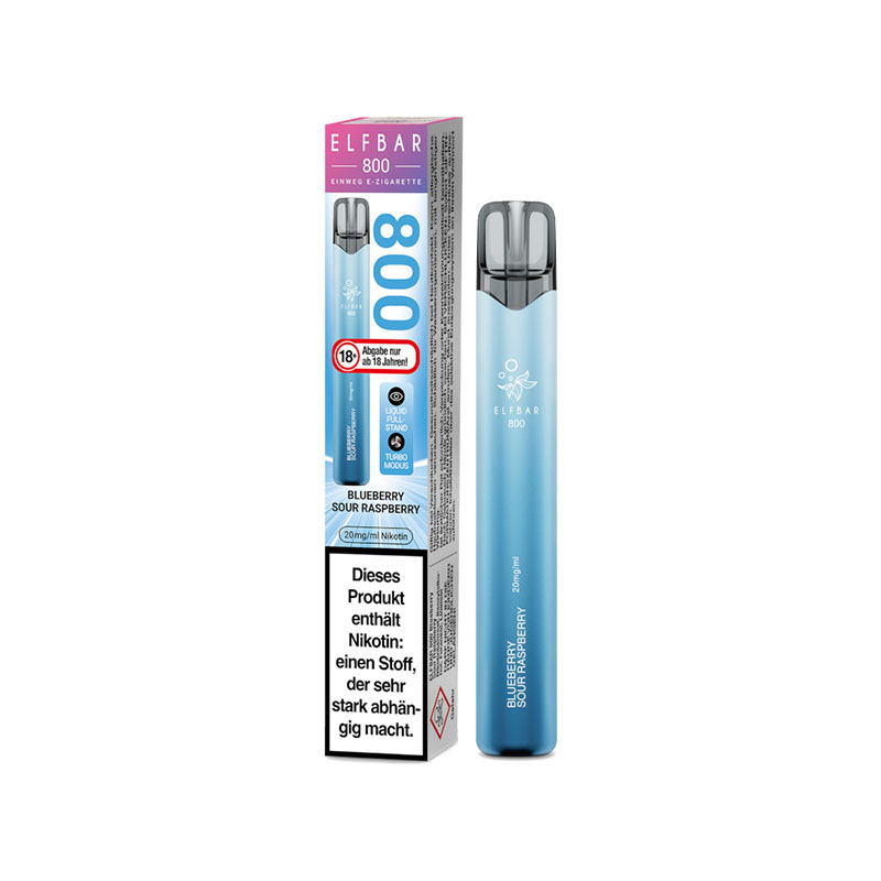 Elfbar 800 Blueberry Sour Raspberry 20mg Einweg E-Zigarette