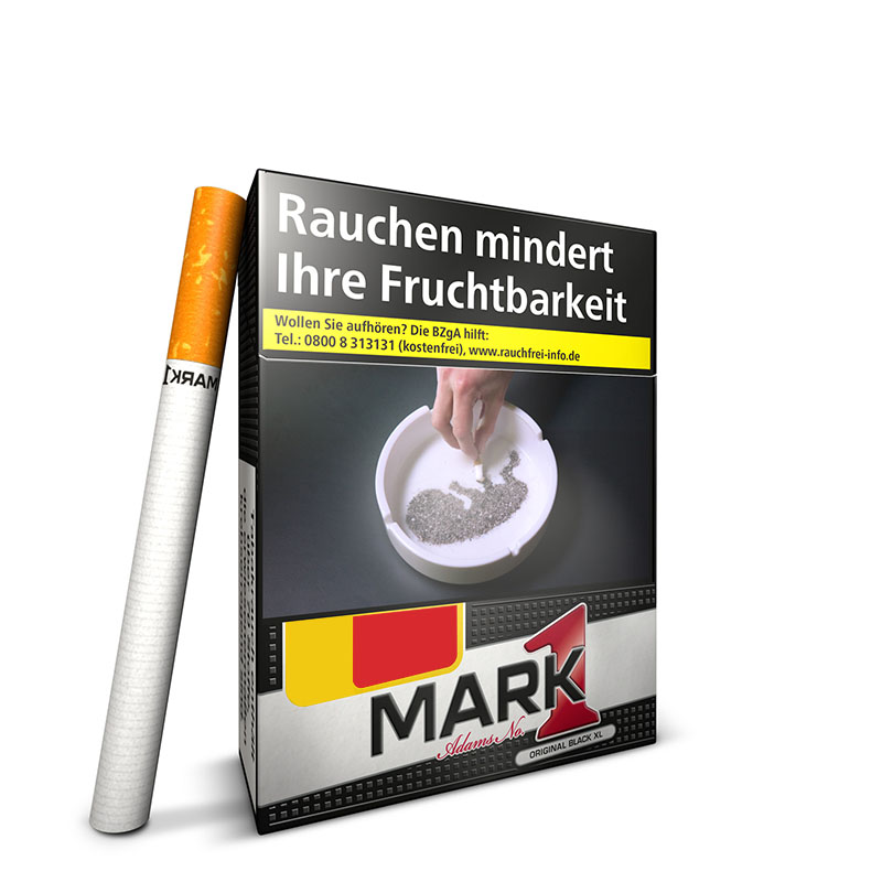 Mark Adams No 1 Black Big Pack Zigaretten Schachtel