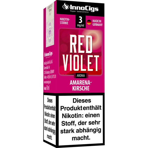 E-Liquid Innocigs Red Violet Amarenakirsche 3 mg