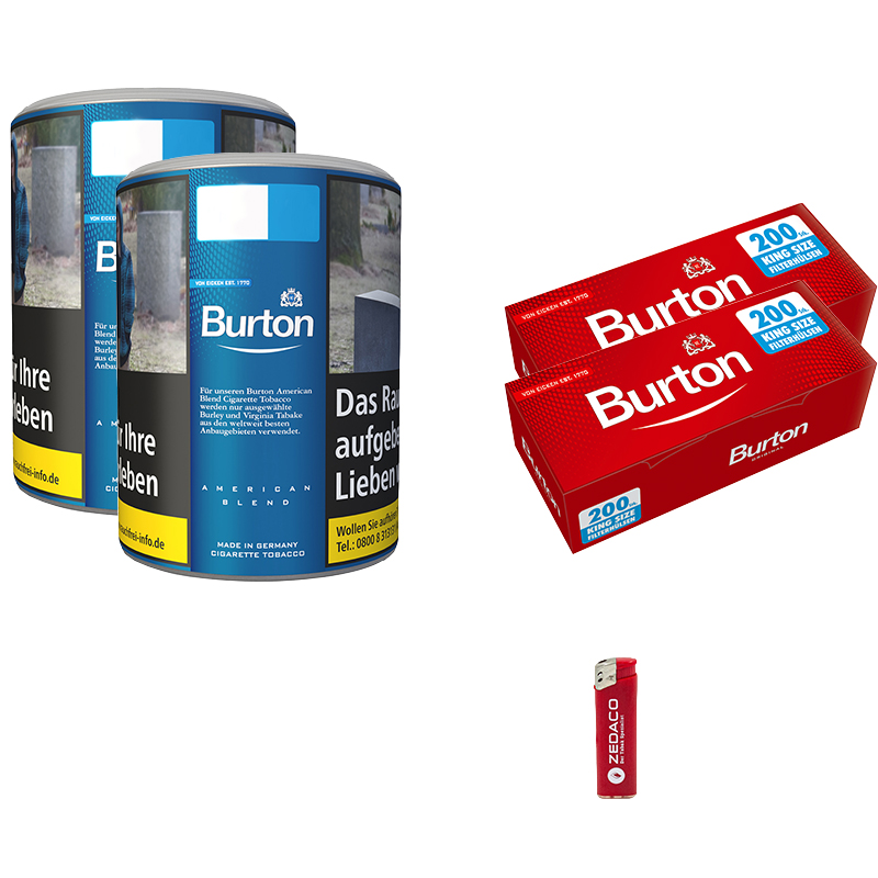 Burton Volumentabak Blue L Dose Aktion Small