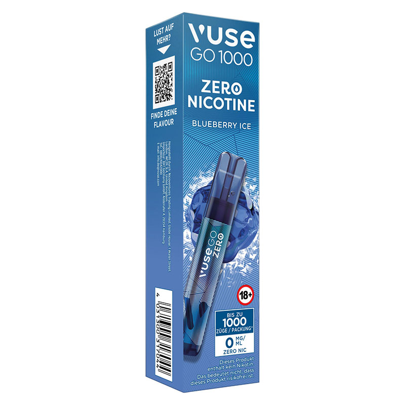 Vuse Go 1000 Blueberry Ice 0mg Einweg E-Zigarette