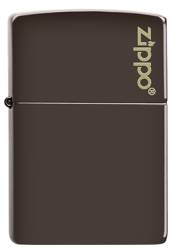 Zippo braun matt mit Zippo Logo