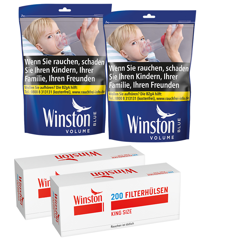 Winston Special Zip Bag Blue