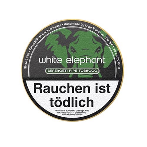 White Elephant Serengeti Pfeifentabak Dose