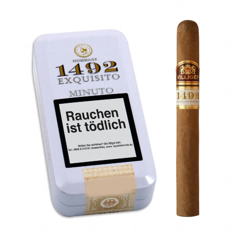 Villiger 1492 Exquisito Minutos Zigarren 8er Schachtel