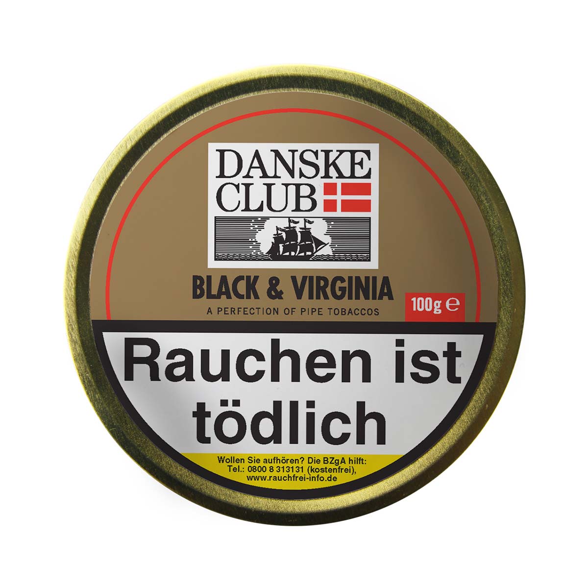 Danske Club Black & Virginia Pfeifentabak Dose