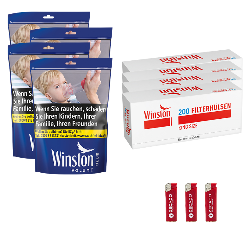 Winston Volumentabak Blue Bag Aktion Large