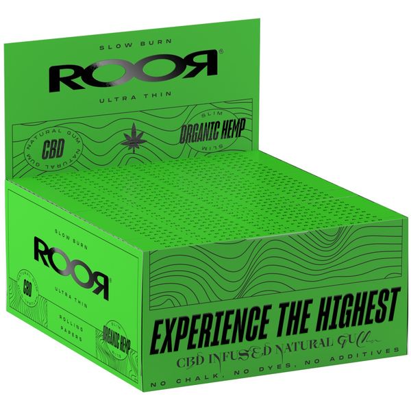 Roor Organic Slim Zigarettenpapier Packungen