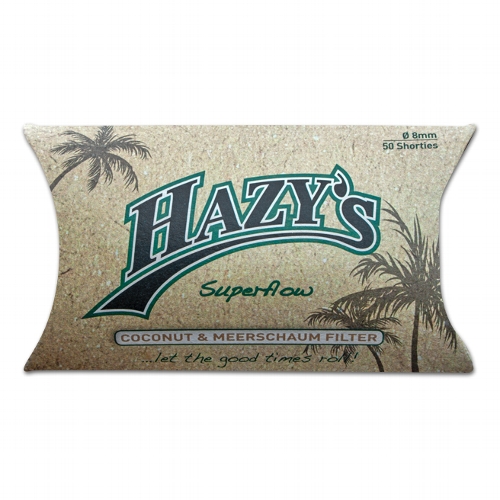 Pfeifenfilter HAZY'S Coconut & Meerschaum 8mm 50er Packung