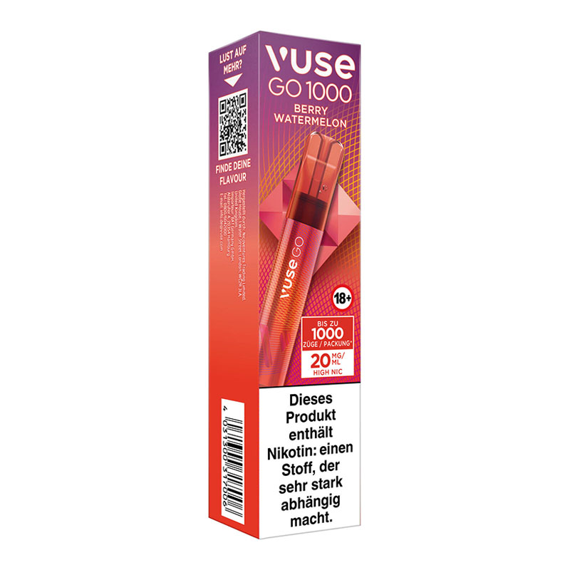 Vuse Go 1000 Berry Watermelon 20mg Einweg E-Zigarette