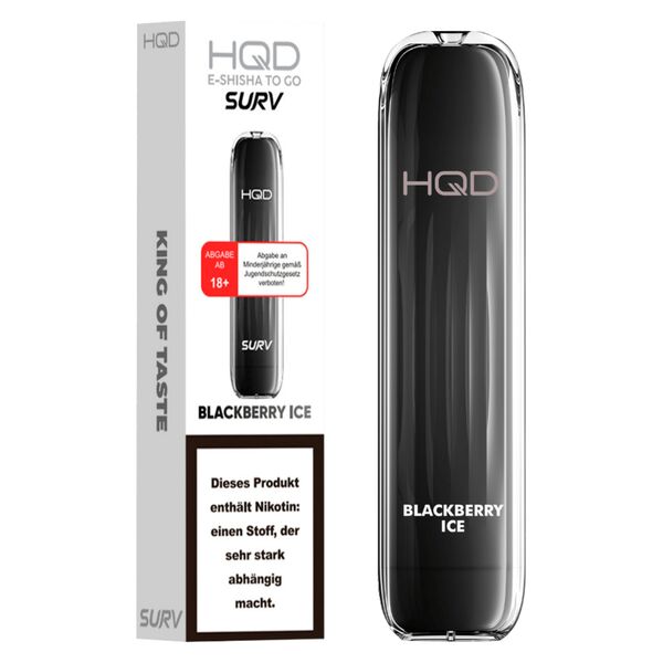 HQD Einweg E-Zigarette Surv Black Ice 18mg