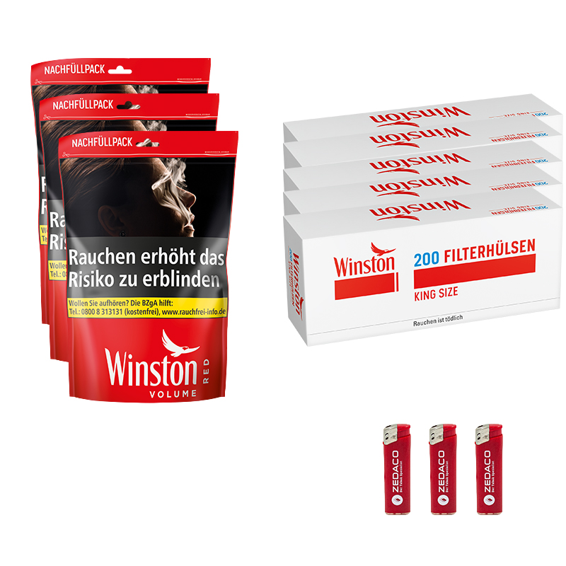 Winston Volumentabak Mega Bag Aktion Large