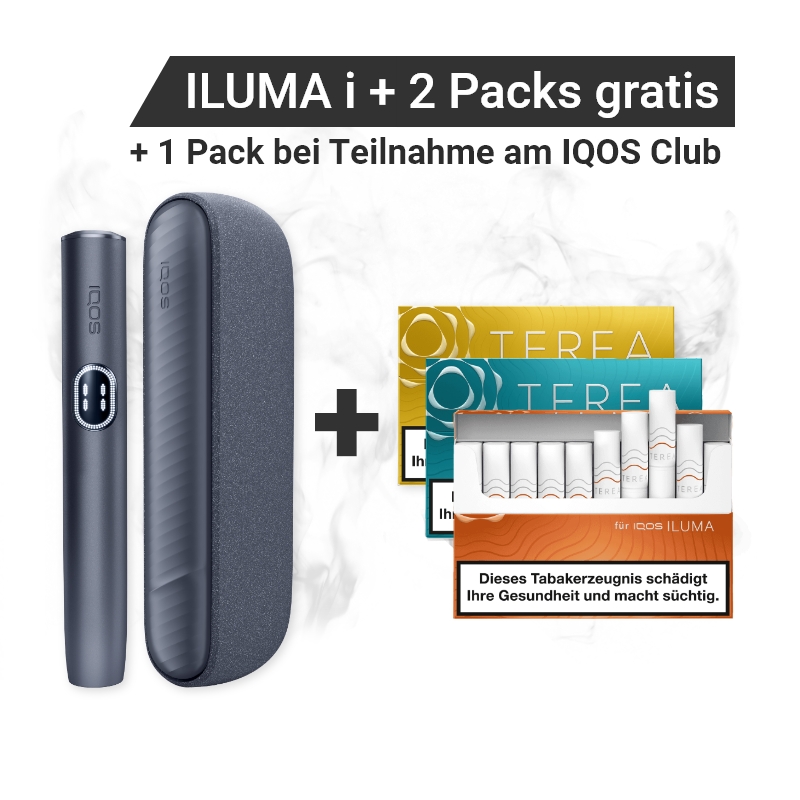 IQOS ILUMA i Midnight Black + Gratis TEREA Packs