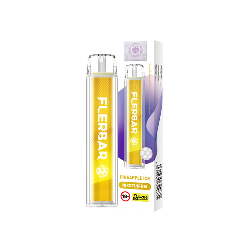 Flerbar Pineapple Ice 0mg Einweg E-Zigarette