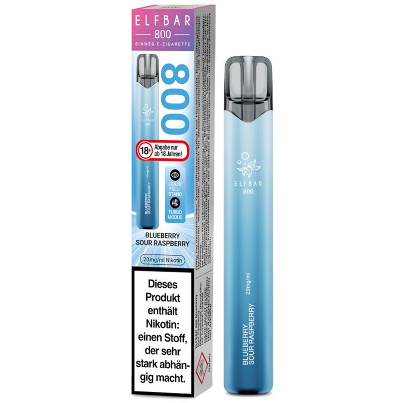 Elfbar 800 Blueberry Sour Raspberry 20mg Einweg E-Zigarette