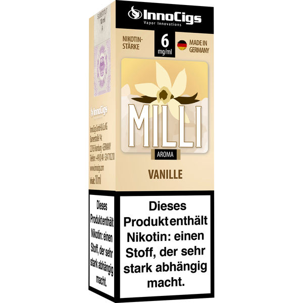 E-Liquid Innocigs Milli Vanille 6mg