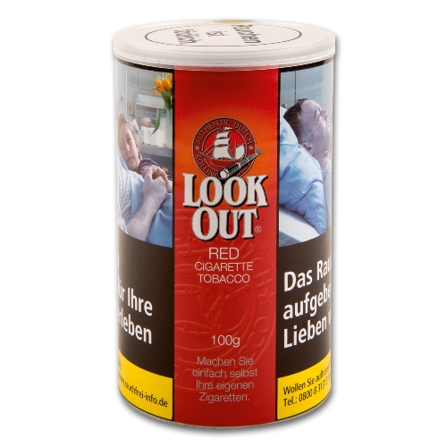 Look Out Tabak Red Cigarette Tobacco Dose