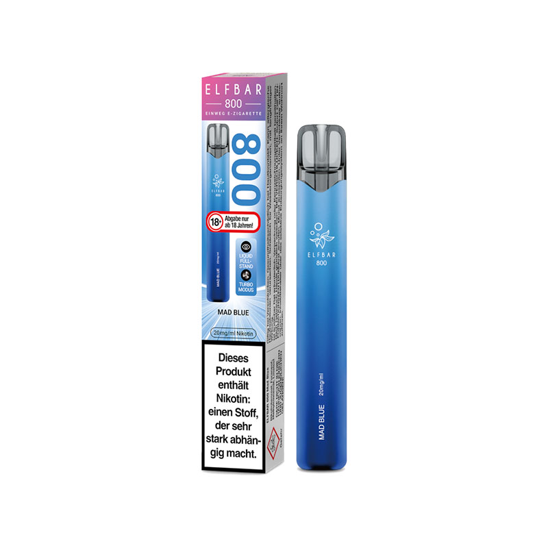 Elfbar 800 Mad Blue 20mg Einweg E-Zigarette