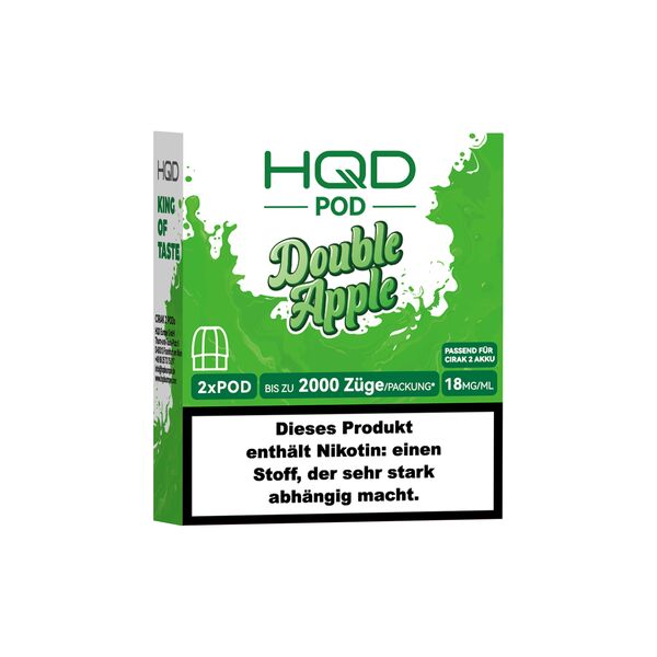 HQD Cirak 2 Double Apple 18mg Prefilled Pods