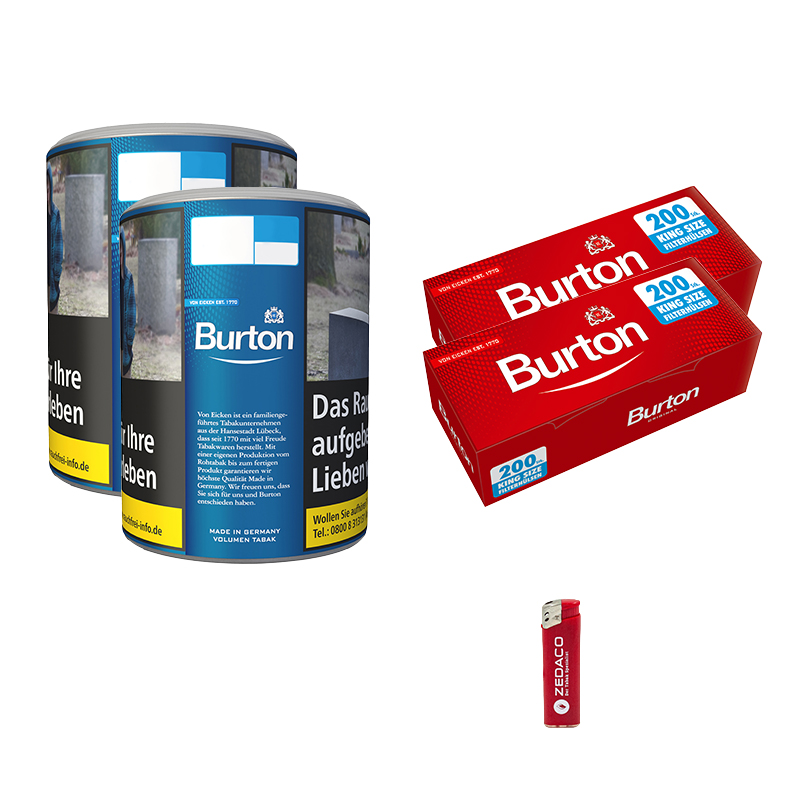 Burton Feinschnitt Blue XL Dose Aktion Small