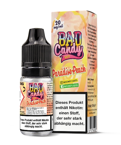 Bad Candy Paradise Peach 20 mg Nikotinsalz Liquid