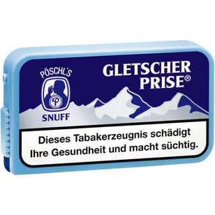 Gletscherprise Snuff Schnupftabak Nachfülldose