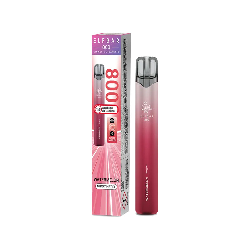 Elfbar 800 Watermelon 0mg Einweg E-Zigarette