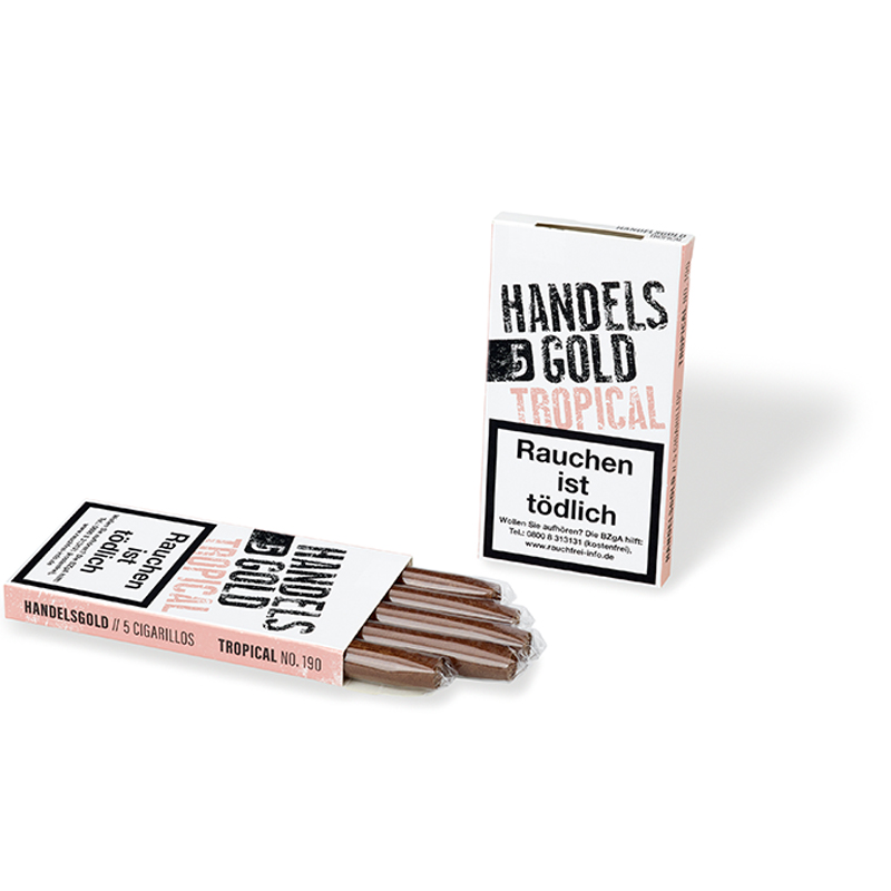 Handelsgold Tropical Zigarillos Schachtel