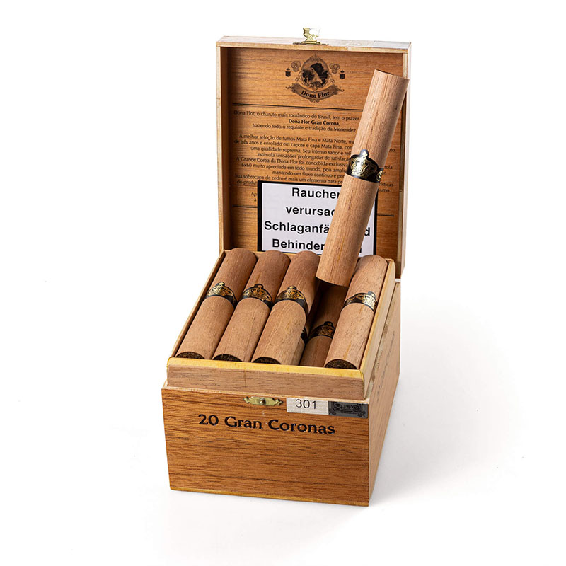 Dona Flor MF Gran Corona Zigarren Kiste offen