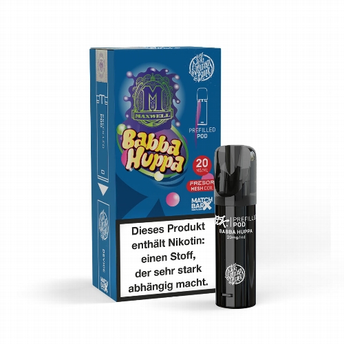 187 Babba Huppa 20mg Prefilled Pod