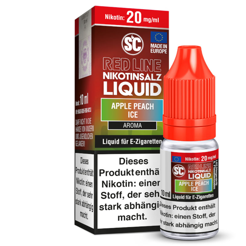 SC Red Line Apple Peach Ice 20mg Nikotinsalz Liquid