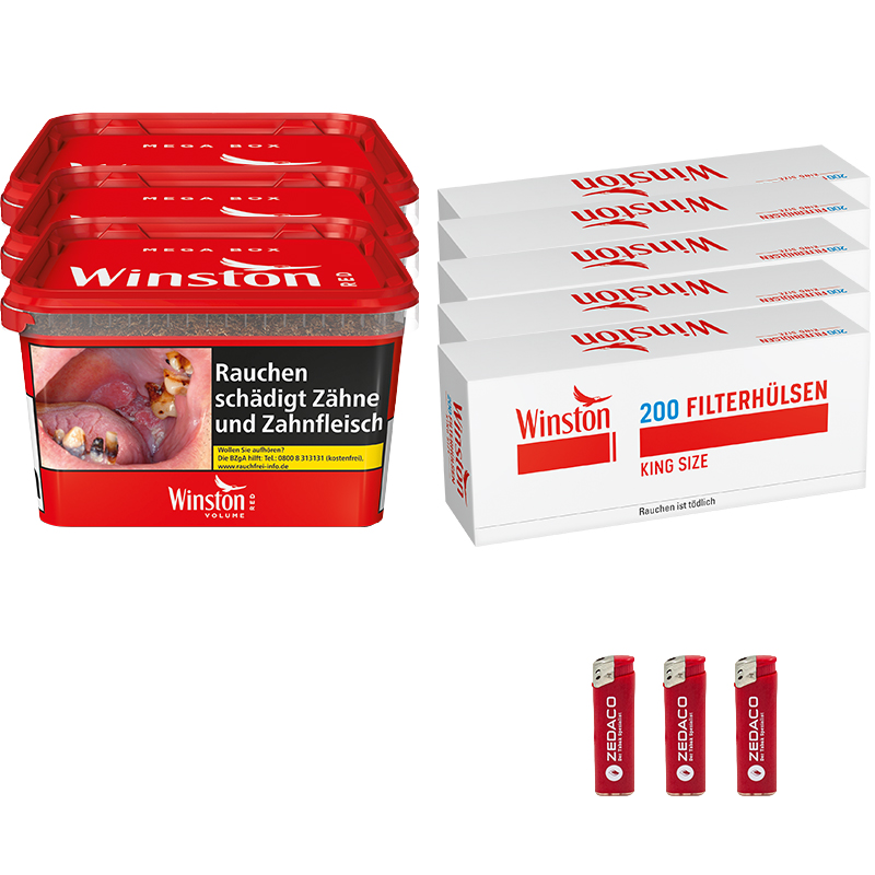 Winston Volumentabak Mega Eimer Aktion Large