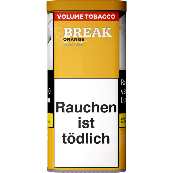 Break Orange Volumentabak Dose