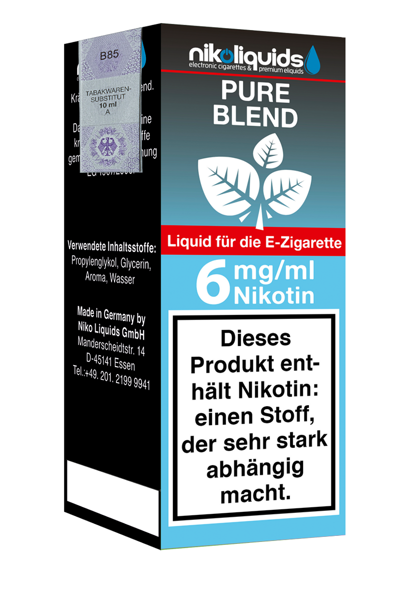 E-Liquid Nikoliquids Pure Blend 6 mg 70 Pg 30 Vg