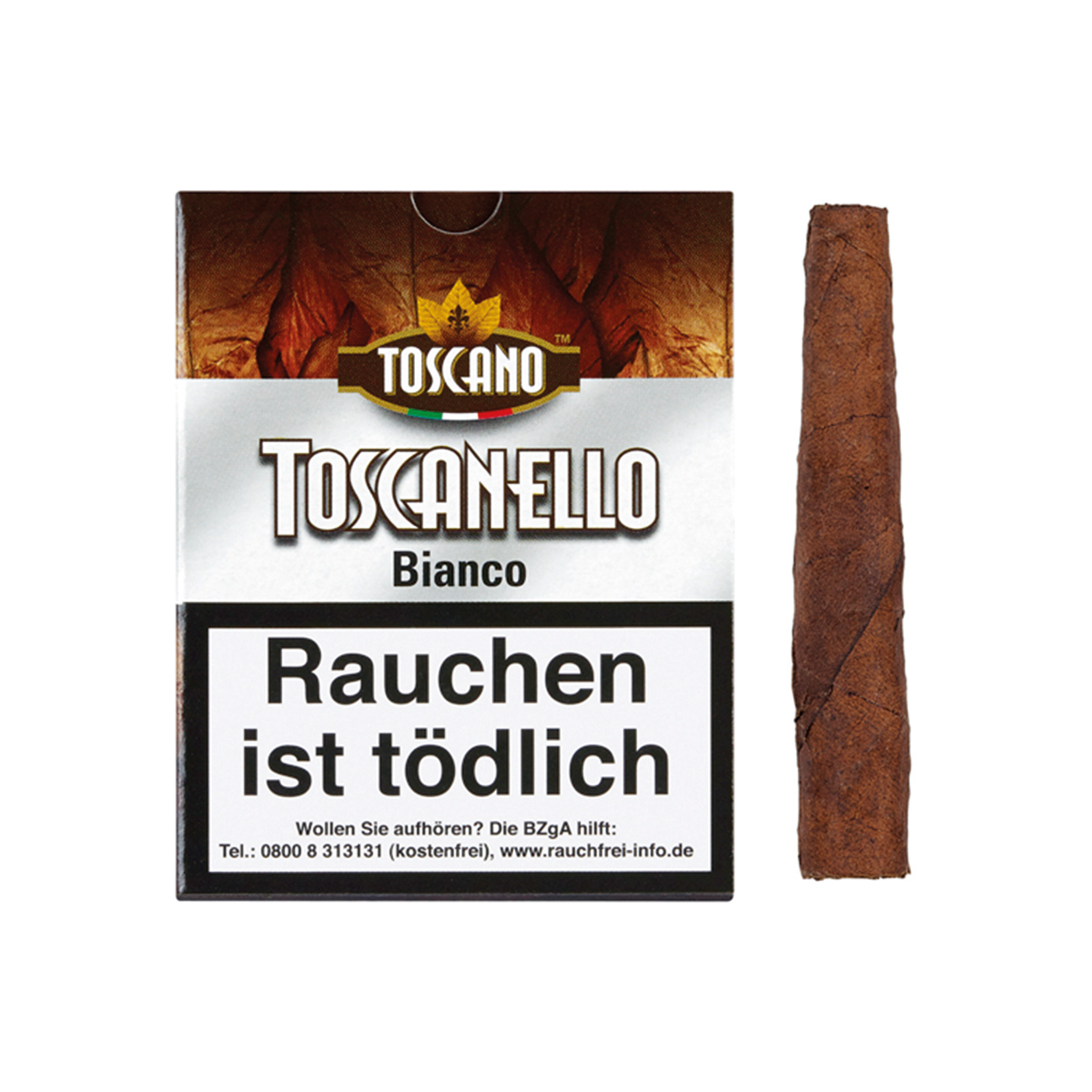 Toscano Toscanello Bianco Grappa Zigarillos Gebinde