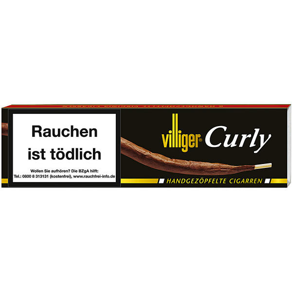 Villiger Virginias Curly 6er Schachtel