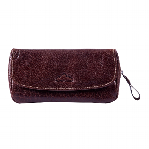 Pfeifentasche 1er Leder Michl Alpenleder brandy