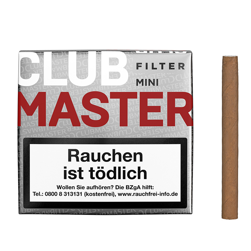 Clubmaster Mini Filter Red Zigarillos 20er Schachtel 2