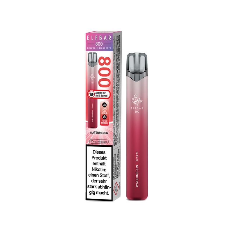 Elfbar 800 Watermelon 20mg Einweg E-Zigarette