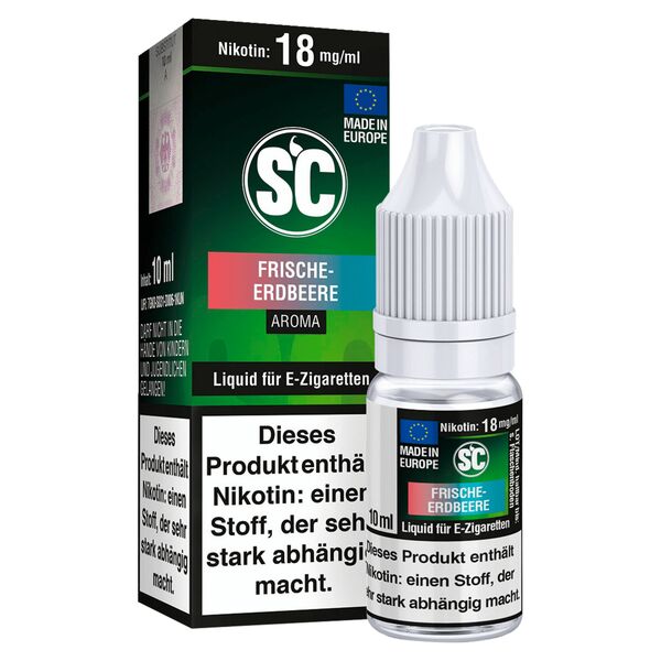 SC frische Erdbeere 18mg Nikotinsalz Liquid