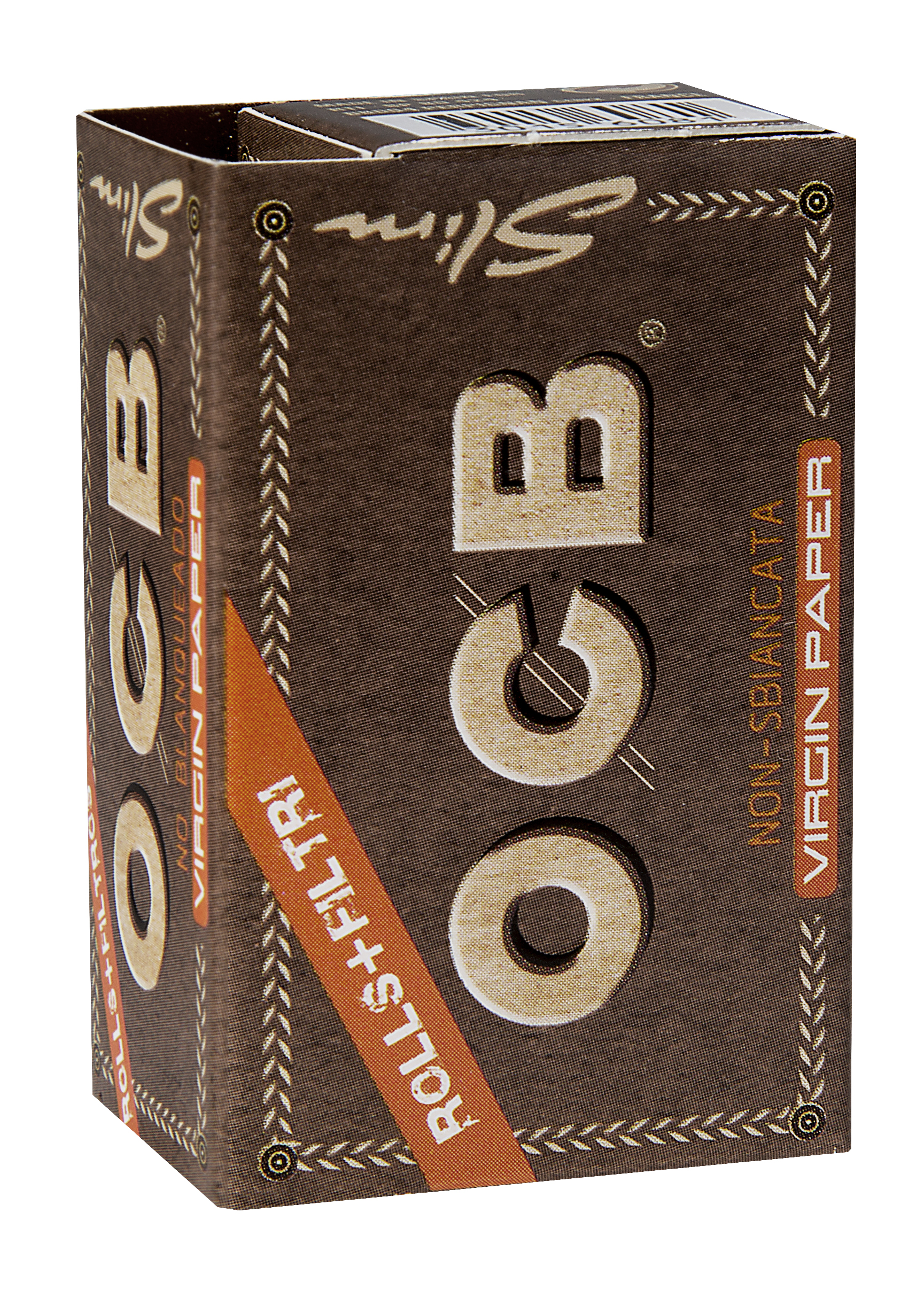 OCB Unbleached Rolls und Tips Virgin Paper