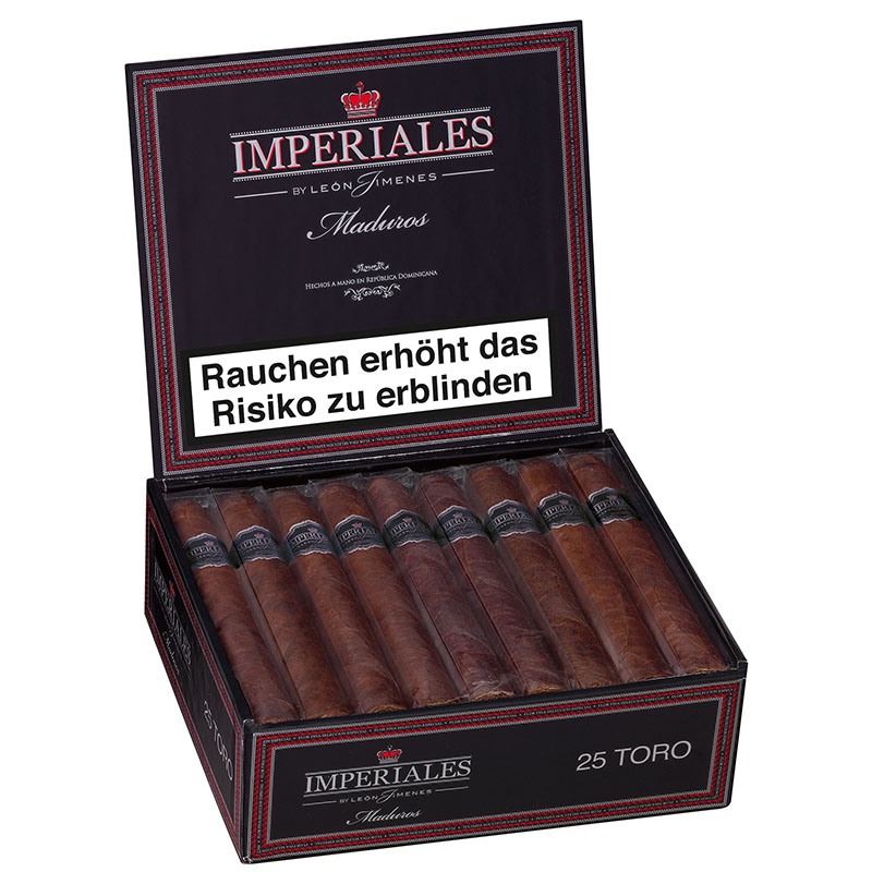 Imperiales Toro Maduro Zigarren Kiste offen
