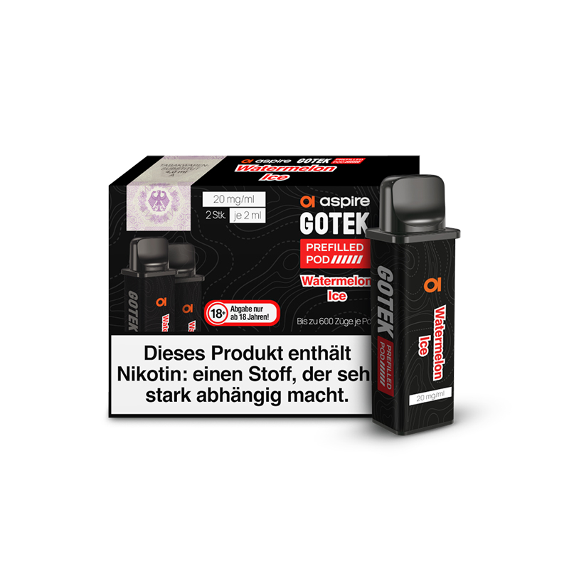 Aspire GoTek Watermelon Ice 20mg Liquidpod