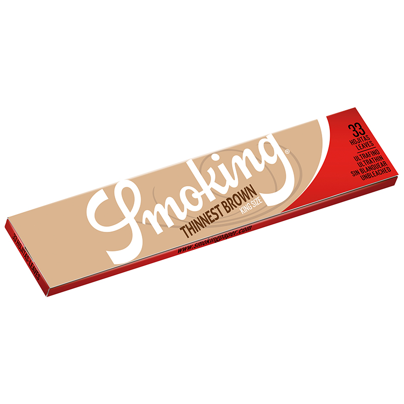 Smoking Thinnest Brown King Size Zigarettenpapier