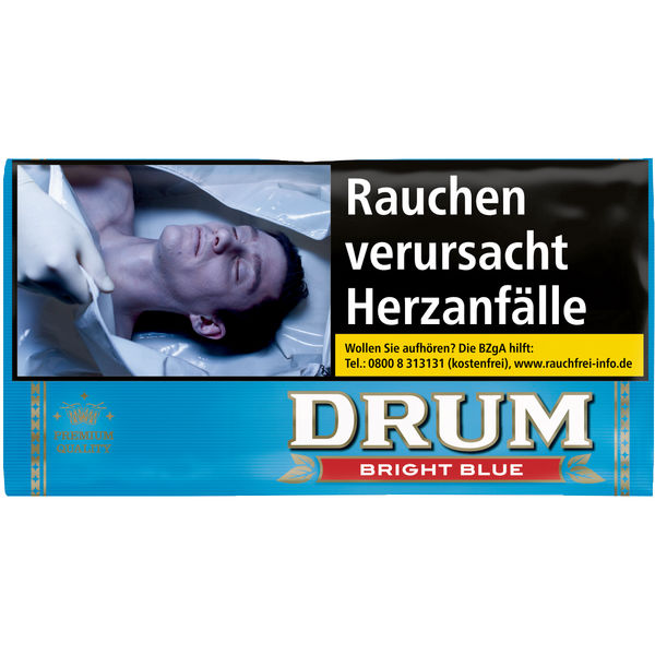 Drum Bright Blue Tabak Pouch