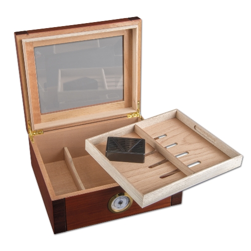Humidor Cherry Glasdeckel