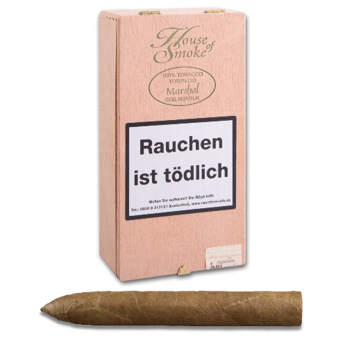 House of Smoke Longfiller Marshal Zigarren 8er Kiste